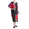 Hot Sale 💯 Natori Printed Zip Front Caftan Black Multi 🔔 -Natori Shop unnamed file 149