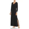 Budget 🌟 Natori Luxe Shangri-La Lounger Gown - 100% Exclusive Black/coccoon 👏 -Natori Shop unnamed file 168