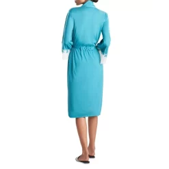 Flash Sale 😀 Natori Luxe Shangri-La Robe Heather Vivid Teal 🔥 -Natori Shop unnamed file 196