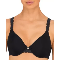 Outlet 👏 Natori Pure Luxe Custom Coverage Seamless Underwire Bra Cafe 😀