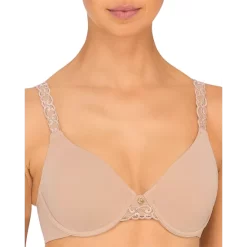 Outlet 👏 Natori Pure Luxe Custom Coverage Seamless Underwire Bra Cafe 😀 -Natori Shop unnamed file 208