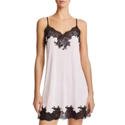 Best Sale 🥰 Natori Enchant Chemise Blush Pink/black 😍