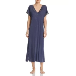 Deals 💯 Natori Zen Floral Lace Nightgown Heather Navy Blue 💯 -Natori Shop unnamed file 245