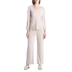 Best reviews of ⌛ Natori Luxe Shangri-La Pajama Set Cashmere With Cocoon 🛒