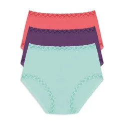 Budget 👏 Natori Bliss Full Briefs, Set Of 3 Heather Grey/cruise/black ✔️ -Natori Shop unnamed file 310