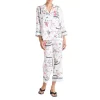 Outlet ⭐ Natori Kana Printed Cotton Sateen Notch Pajama Set Waw ✔️ -Natori Shop unnamed file 361