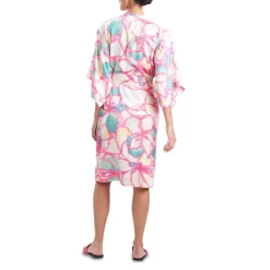 Brand new 🔔 Natori Taisho Printed Wrap Robe White Multi 👏 -Natori Shop unnamed file 375