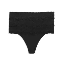 Buy 👍 Natori Bliss Perfection 🩴 Thongs, Set Of 3 Str/cl/blk 💯