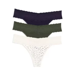 Buy 👍 Natori Bliss Perfection 🩴 Thongs, Set Of 3 Str/cl/blk 💯 -Natori Shop unnamed file 436