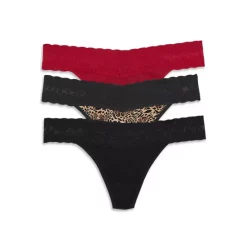 Buy 👍 Natori Bliss Perfection 🩴 Thongs, Set Of 3 Str/cl/blk 💯 -Natori Shop unnamed file 438