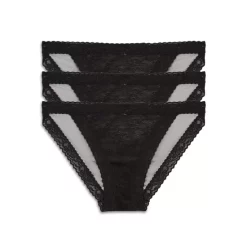 Best Sale 🎁 Natori Escape String 👙 Bikini, Pack Of 3 Cafe 🧨