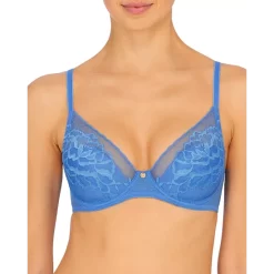 Cheap 😉 Natori Flora Contour Underwire Bra Pool Blue 🎁