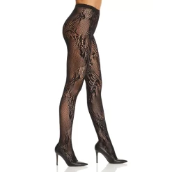 Top 10 ❤️ Natori Feather Lace Tights Black ❤️