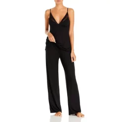 Cheapest 🎉 Natori Cami Long Pajama Set Black 🧨