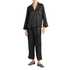 Top 10 ✨ Natori Infinity Jacquard Pajama Set Black 😀
