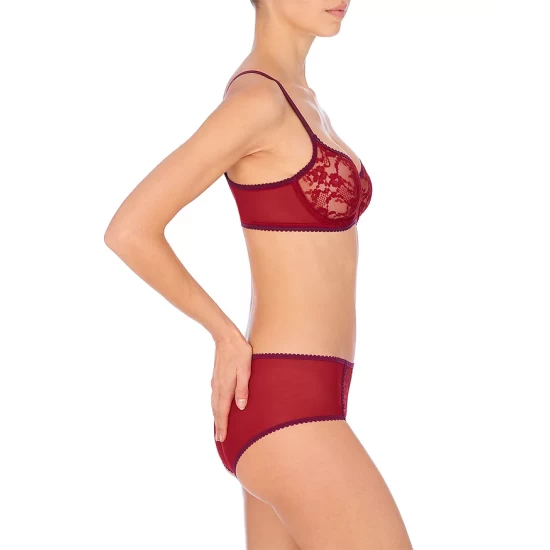 Deals 🎁 Natori Imperial Lace Panel Girl Brief Strawberry/ Cabernet ⭐ 6 Deals 🎁 Natori Imperial Lace Panel Girl Brief Strawberry/ Cabernet ⭐ - Image 4