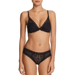 Brand new โญ Natori Feathers Contour Plunge Bra & Hipster Purple Orchid ๐