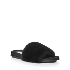 Wholesale ๐ Natori ๐ฉ Women's Habit Shearling Slide Slippers Black ๐