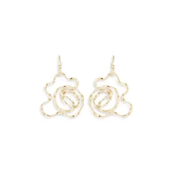 Best Pirce 🧨 Natori 14K Yellow Gold Large Sakura Hoop Earrings 🎉