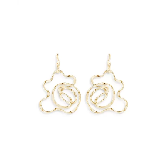 Best Pirce ๐งจ Natori 14K Yellow Gold Large Sakura Hoop Earrings ๐ 2 Best Pirce ๐งจ Natori 14K Yellow Gold Large Sakura Hoop Earrings ๐