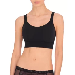 Outlet 🛒 Natori Bliss Flex Wireless Contour Bralette Black 😍