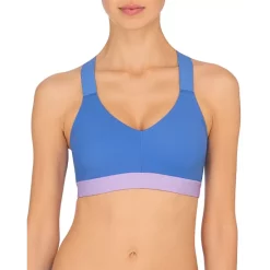 Discount 🔔 Natori Dynamic Racerback Low Impact Sports Bralette Pool Blue/grape Ice 🧨