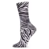 Outlet ❤️ Natori Zebra Print Crew 🧦 Socks White ⌛ -Natori Shop unnamed file 785